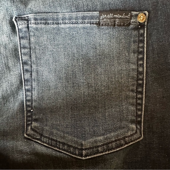 7️⃣ SEVEN FOR ALL MANKIND 🔥 WOMEN’S B(air) Mid-Rise Ankle Skinny Jeans - Sz 27 - Picture 13 of 16